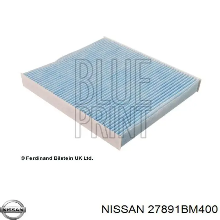 27891BM400 Nissan filtro habitáculo