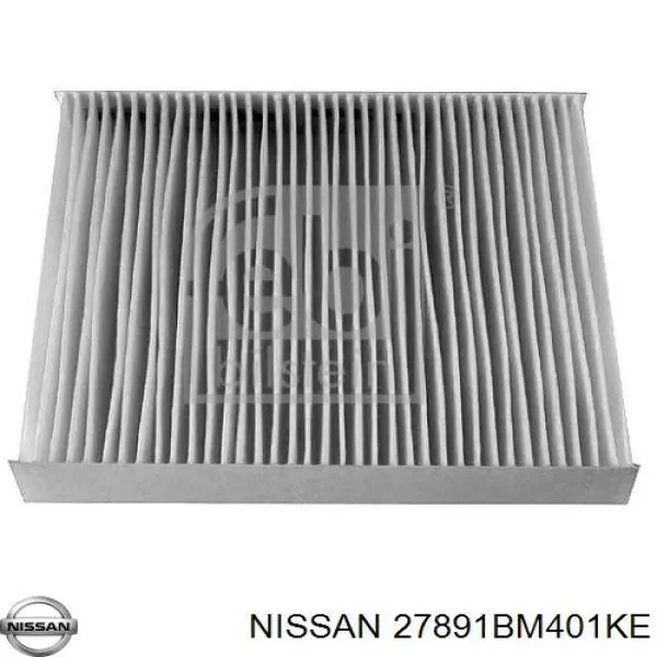 27891BM401KE Nissan filtro habitáculo