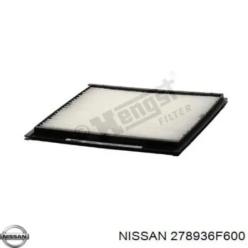 278936F600 Nissan filtro de habitáculo