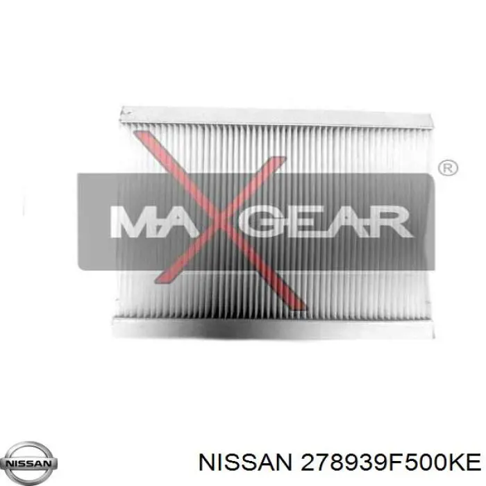 278939F500KE Nissan filtro habitáculo