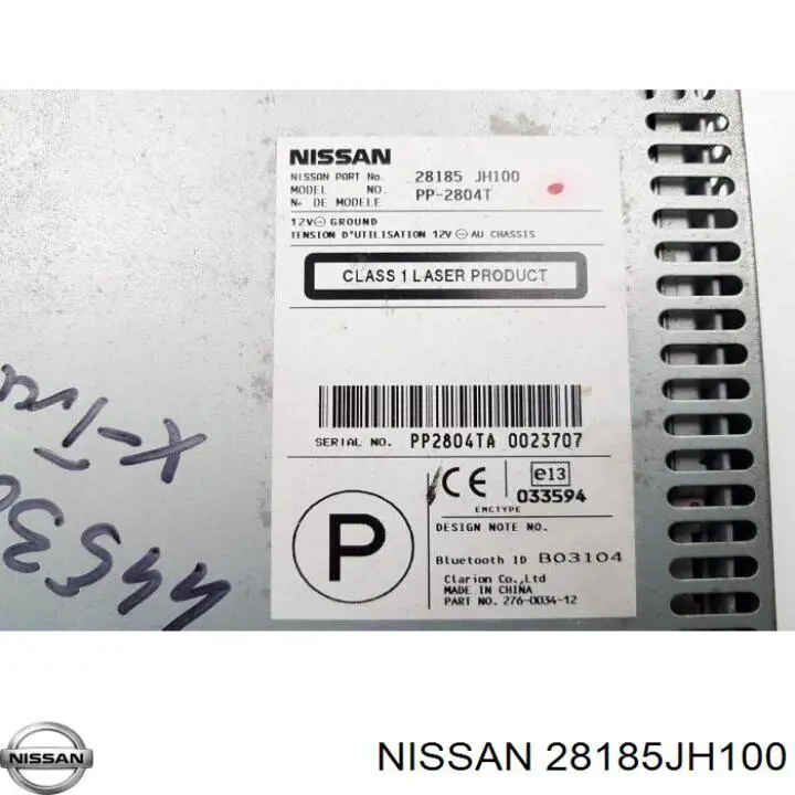 Radio AM/FM Nissan/Infiniti 28185JH100 precio, desde 81,77 EUR