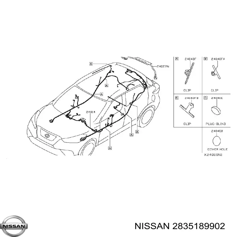  Nissan/Infiniti 2835189902 precio, desde 10,47 EUR