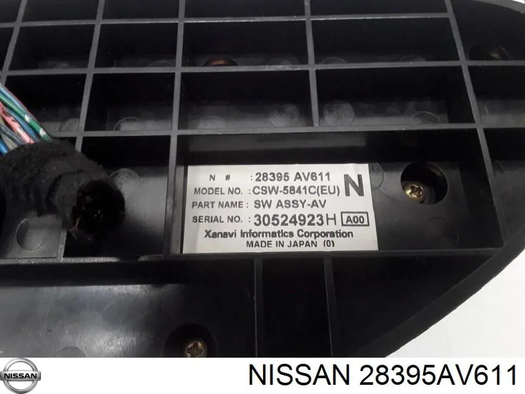 28395AV611 Nissan unidad de control, calefacción/ventilacion