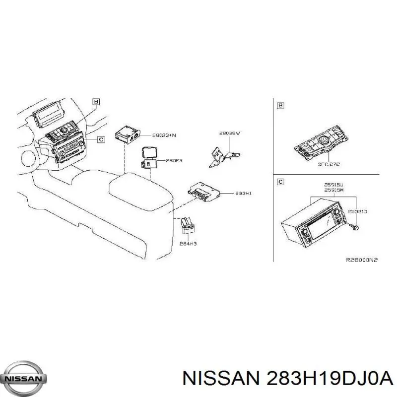 283H19DJ0A Nissan