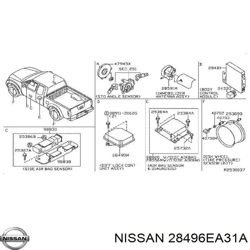 28496EA310 Nissan