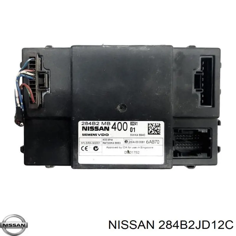 Comprar 284B2JD12C Nissan/Infiniti Módulo de confort