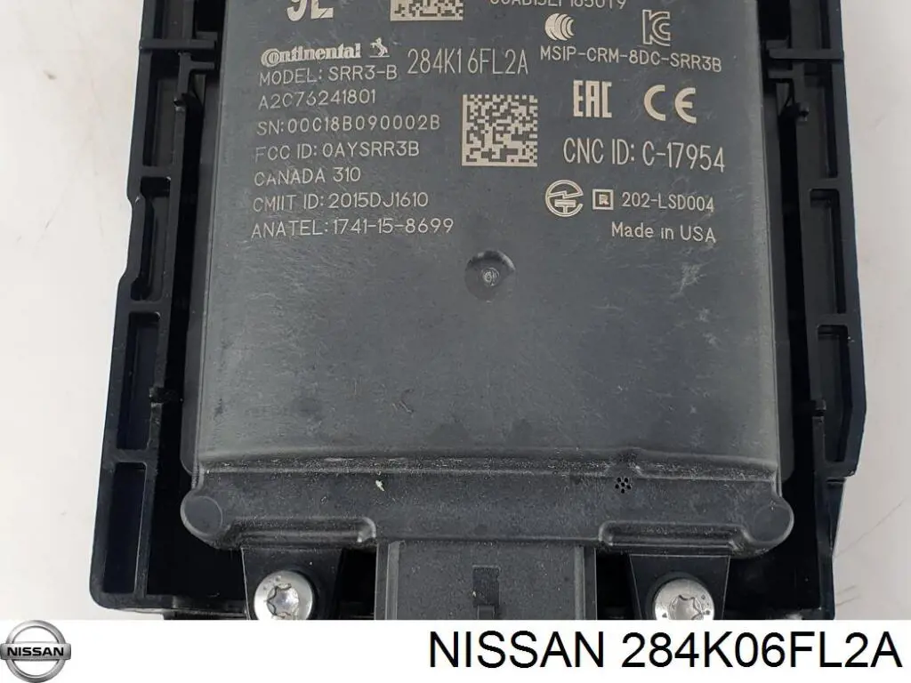 Sensor de ángulo muerto trasero Nissan/Infiniti 284K06FL2A precio, desde 191,66 EUR