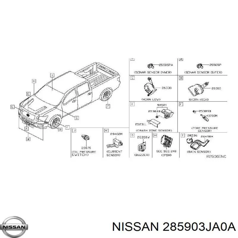Comprar 285903JA0A Hyundai/Kia Antena (anillo) de inmovilizador