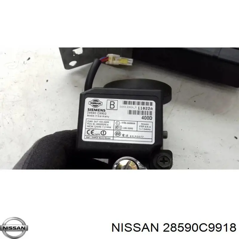 Antena ( anillo) de inmovilizador para Nissan Almera (N16)