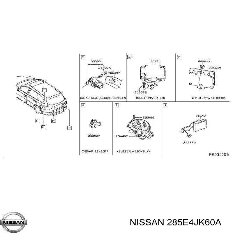 Antena ( anillo) de inmovilizador para Nissan Teana (J32)