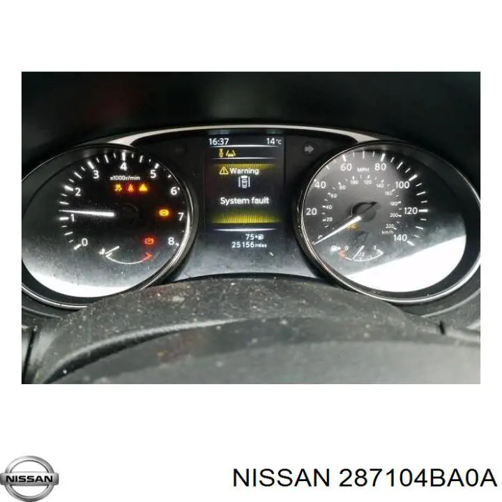 287104BA0A Nissan/Infiniti Motor del limpiaparabrisas trasero