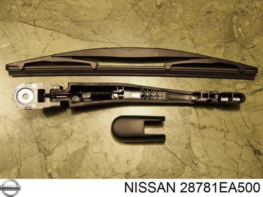 28781EA500 Nissan brazo del limpiaparabrisas, trasero