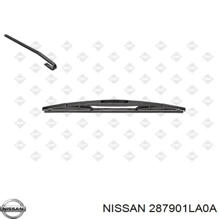 Escobilla del limpiaparabrisas trasero Nissan/Infiniti 287901LA0A precio, desde 5,19 EUR