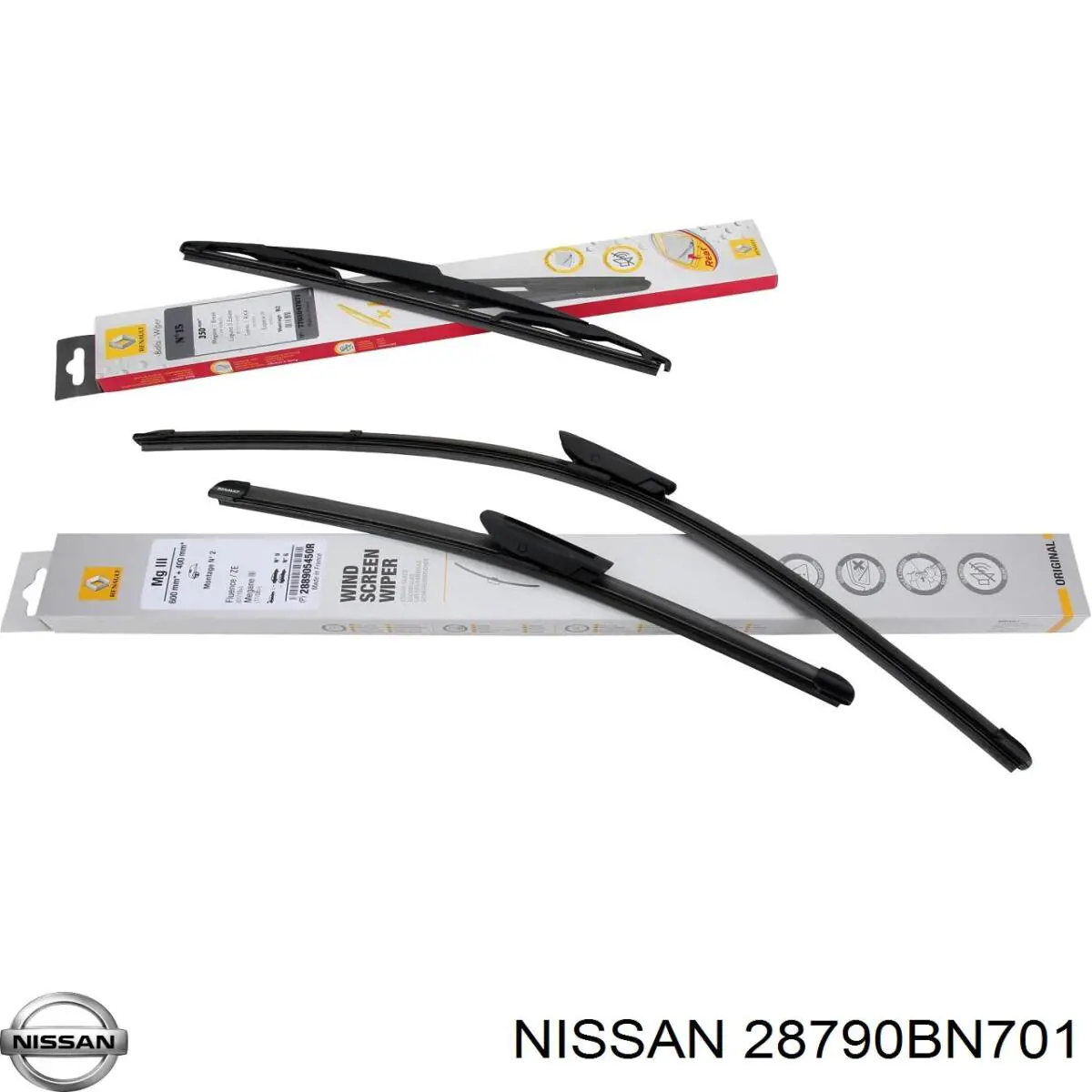 Escobilla del limpiaparabrisas trasero Nissan/Infiniti 28790BN701 precio, desde 6,26 EUR