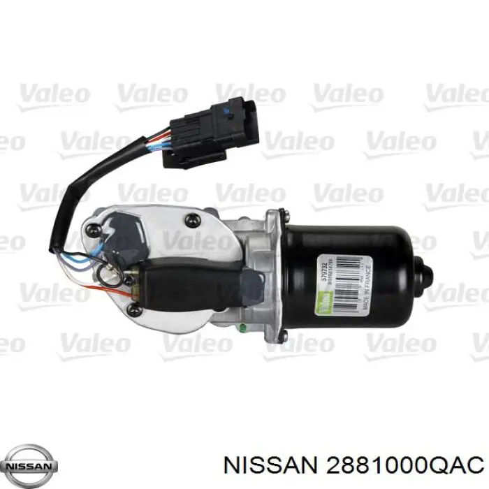 Motor limpiaparabrisas 2881000QAC Nissan/Infiniti