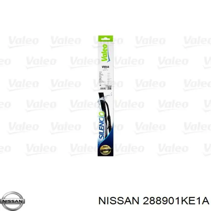 Comprar 288901KE1A Nissan/Infiniti Escobilla del limpiaparabrisas del lado del pasajero
