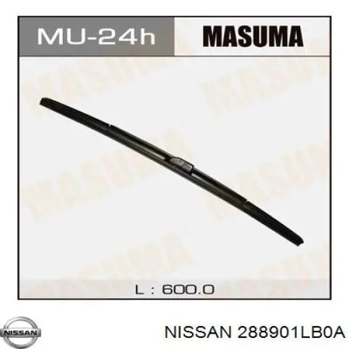 288901LB0A Nissan/Infiniti Limpiaparabrisas delantera conductor