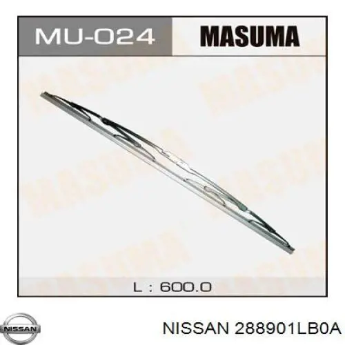 Escobilla del limpiaparabrisas del lado del conductor Nissan/Infiniti 288901LB0A precio, desde 16,11 EUR