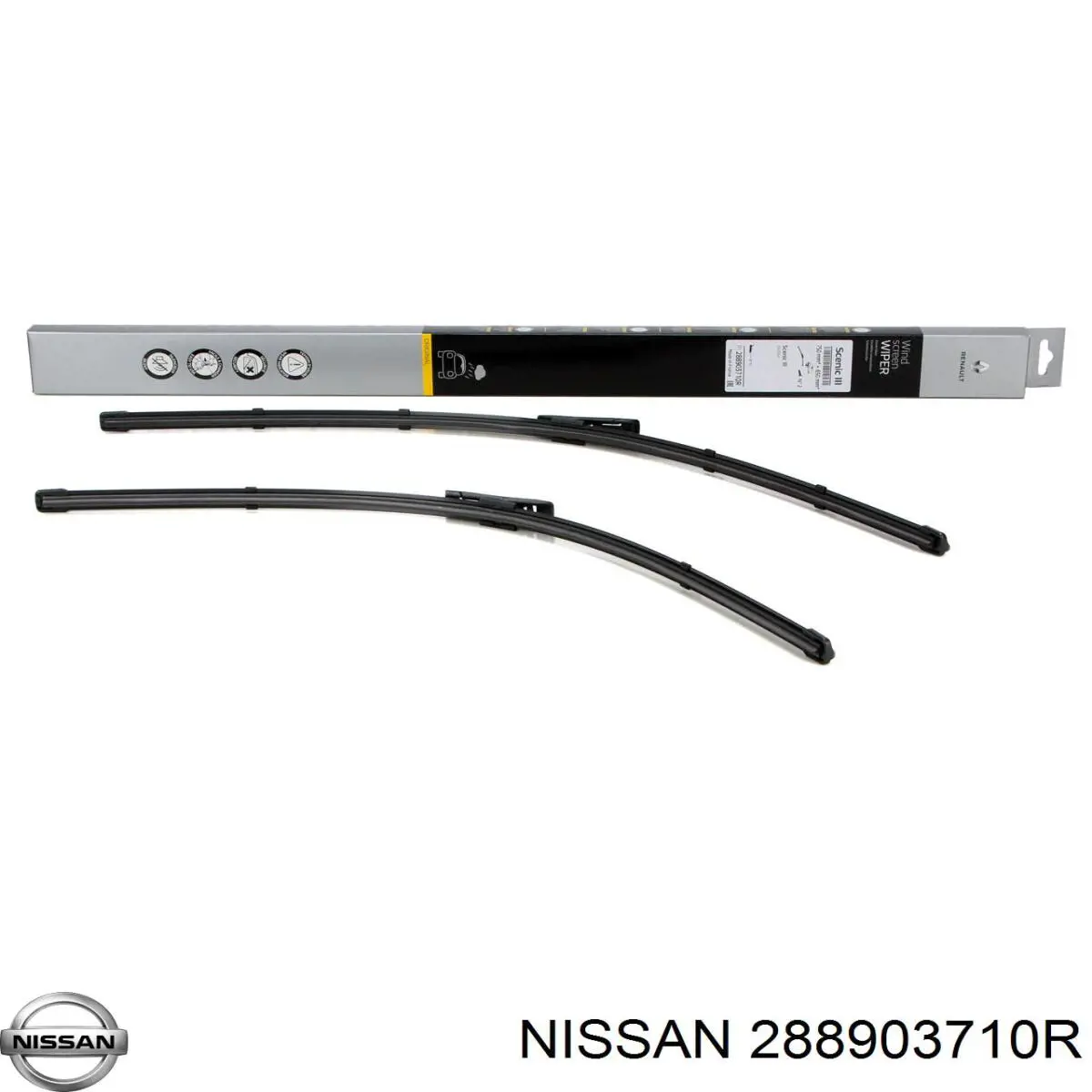 Comprar 288903710R Nissan/Infiniti Juego de escobillas de luna delantera, 2 piezas