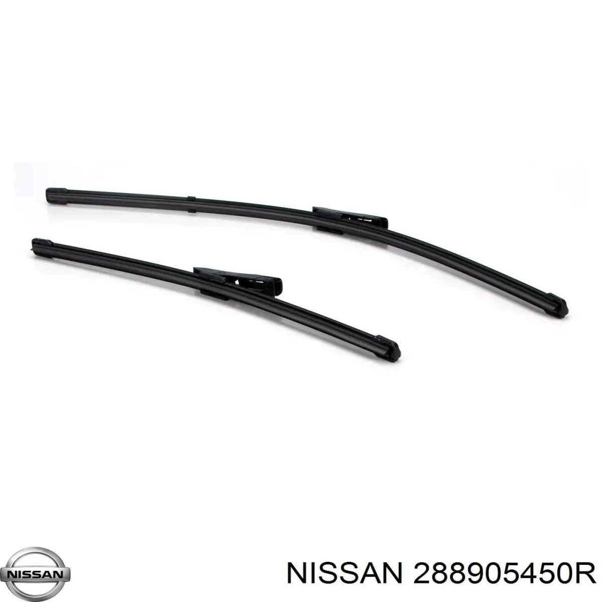 288905450R Nissan juego de limpiaparabrisas de luna delantera, 2 piezas