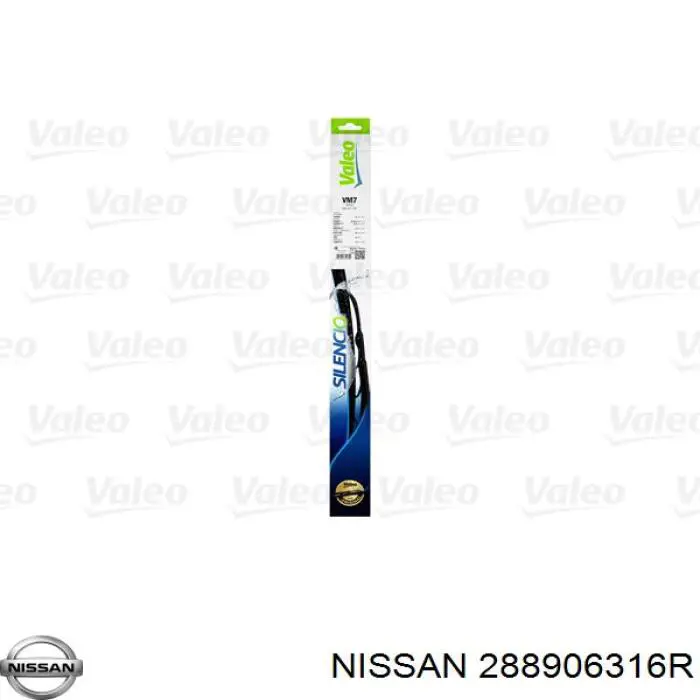 Escobilla del limpiaparabrisas del lado del pasajero Nissan/Infiniti 288906316R precio, desde 7,63 EUR