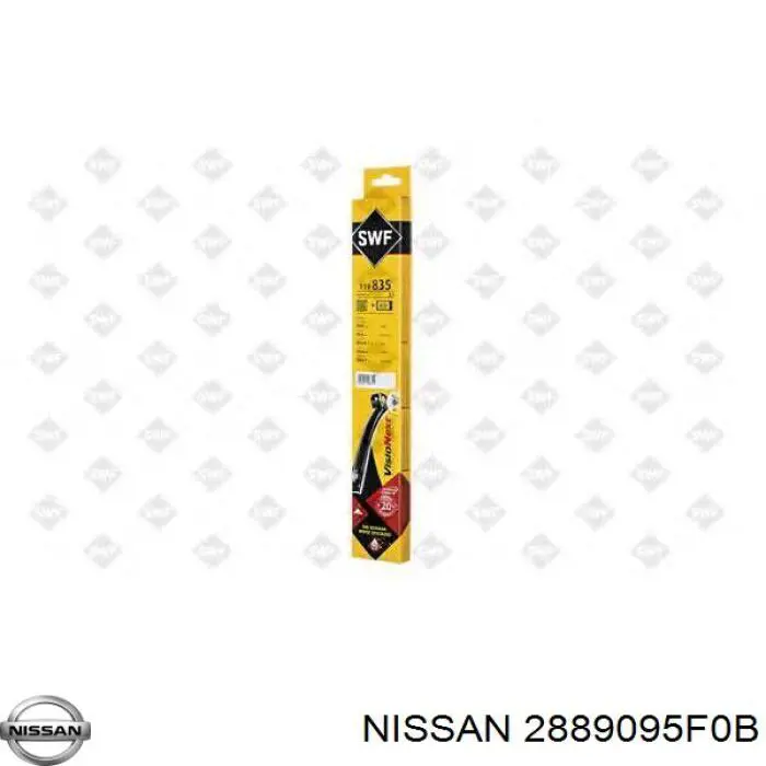 Comprar 2889095F0B Nissan/Infiniti Escobilla del limpiaparabrisas del lado del pasajero