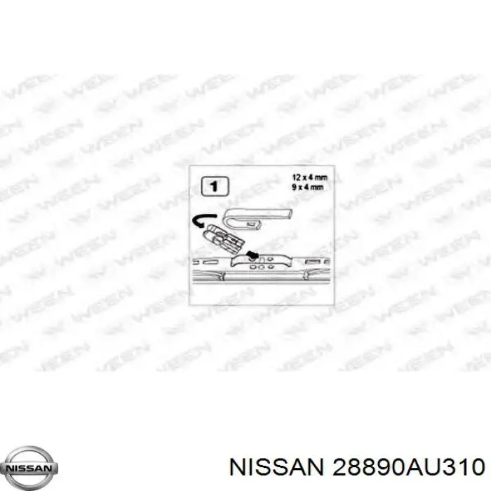 Escobilla del limpiaparabrisas del lado del conductor Nissan/Infiniti 28890AU310 precio, desde 29,04 EUR