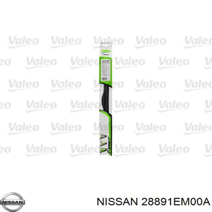 Comprar 28891EM00A Nissan/Infiniti Escobilla del limpiaparabrisas del lado del conductor