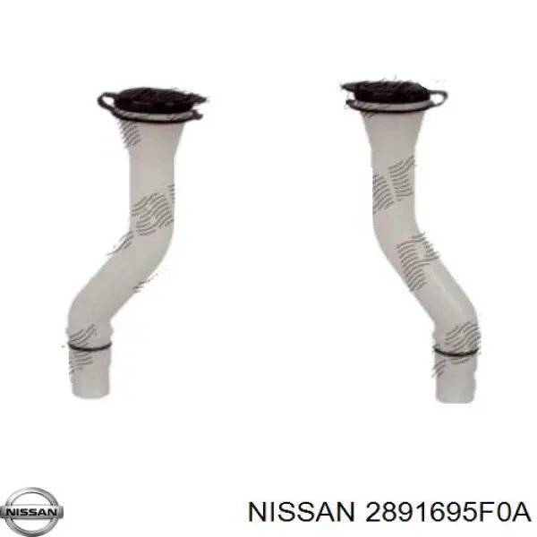 2891695F0A Nissan llenado de depósito del agua de lavado