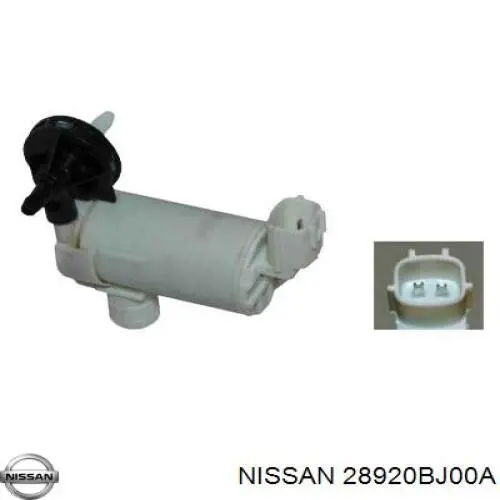 CWP71008AS Casco Bomba-motor de limpiaparabrisas delantero/trasero