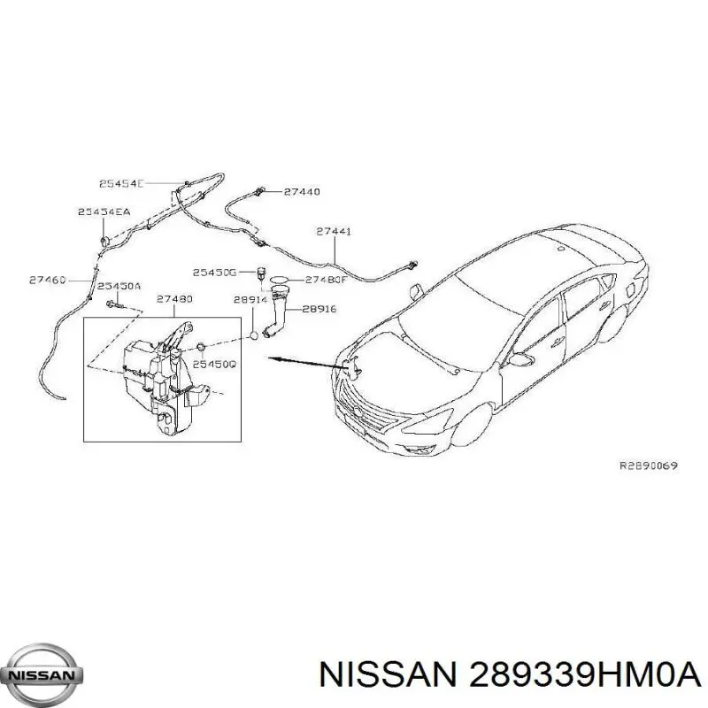Comprar 289339HM0A Nissan/Infiniti 