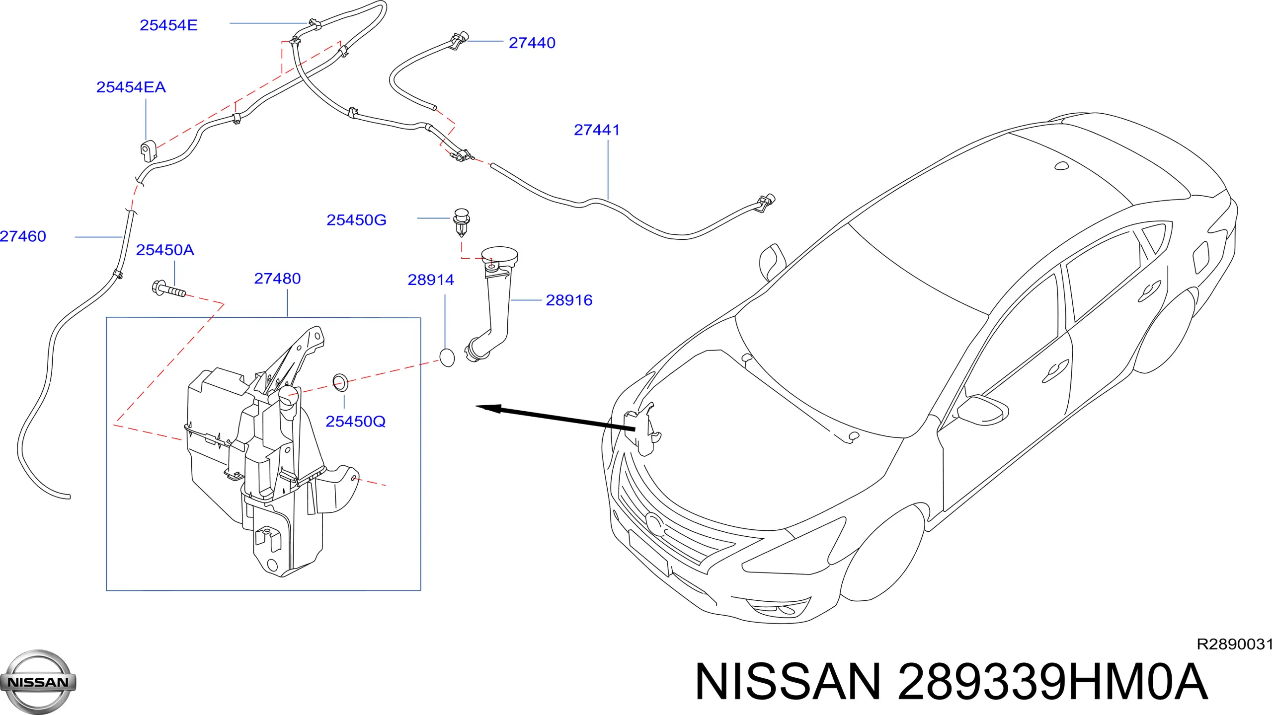  289339HM0A Nissan/Infiniti