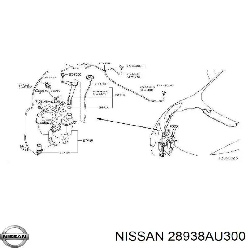 28938AU300 Nissan