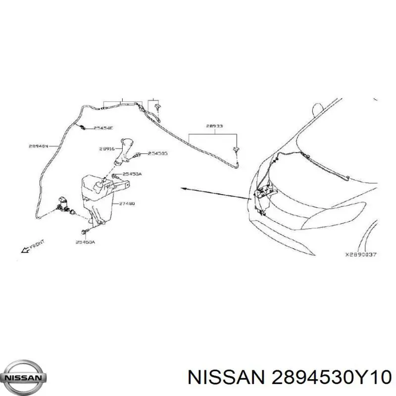 Comprar 2894530Y10 Nissan/Infiniti 