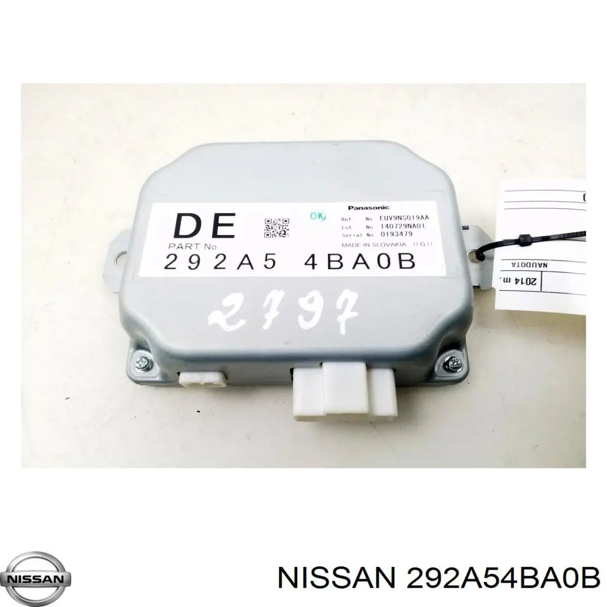 292A54BA0B Nissan/Infiniti Módulo de control de cámara