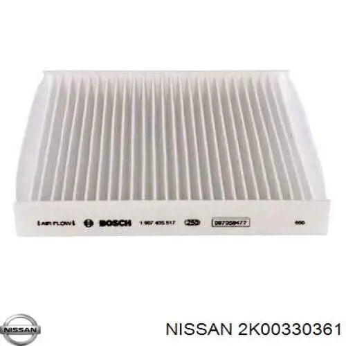 2K00330361 Nissan filtro habitáculo