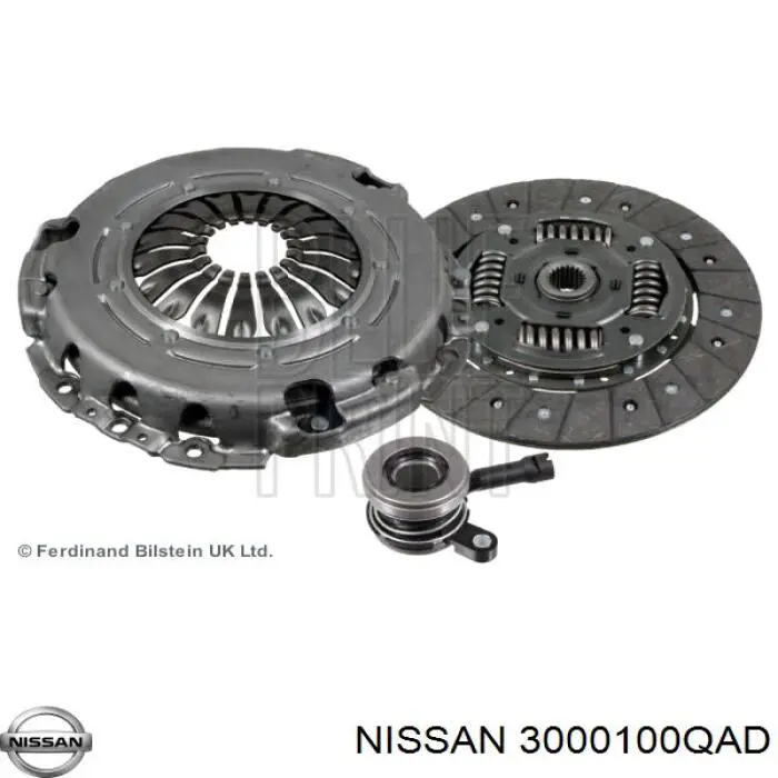 3000100QAD Nissan/Infiniti Embrague motor