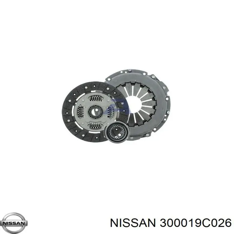 300019C026 Nissan kit de embrague (3 partes)