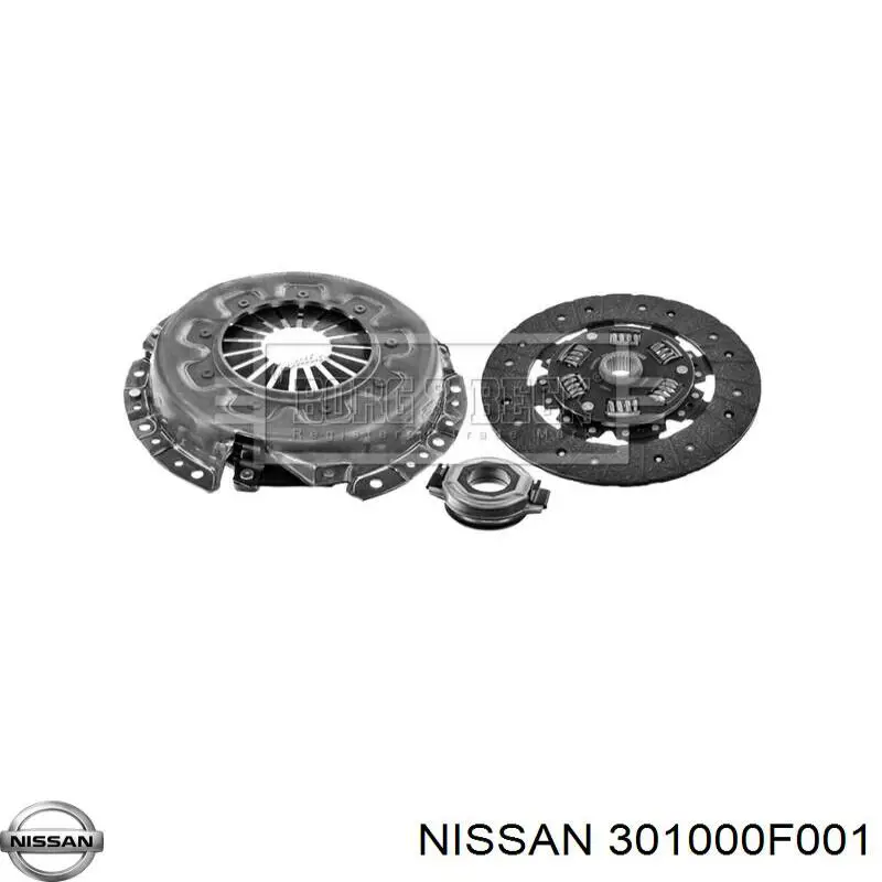 301000F001 Nissan plato de presión de embrague