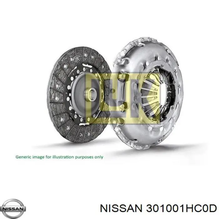 301001HC0D Nissan disco de embrague