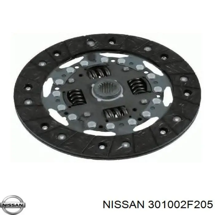 301002F205 Nissan disco de embrague