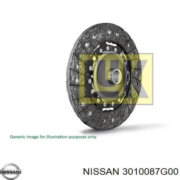 3010087G00 Nissan disco de embrague