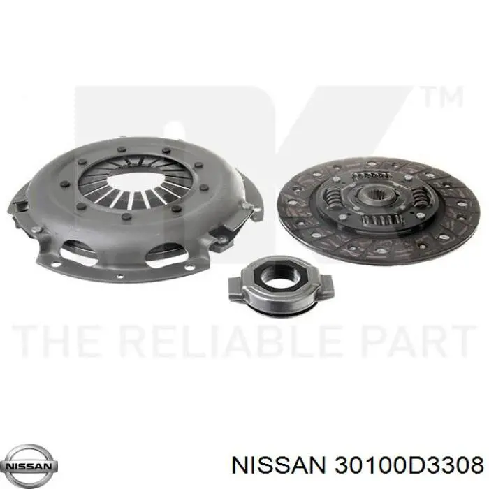 Disco de embrague 320020111 Nissan/Infiniti