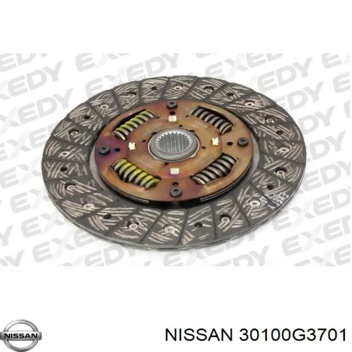 30100G3701 Nissan disco de embrague