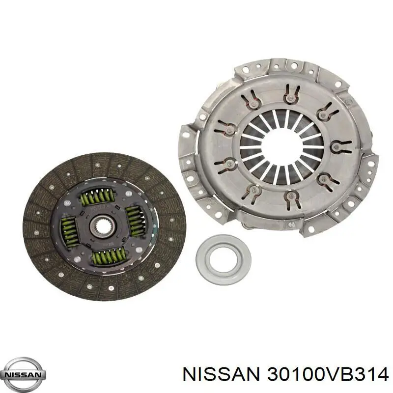 30100VB314 Nissan disco de embrague