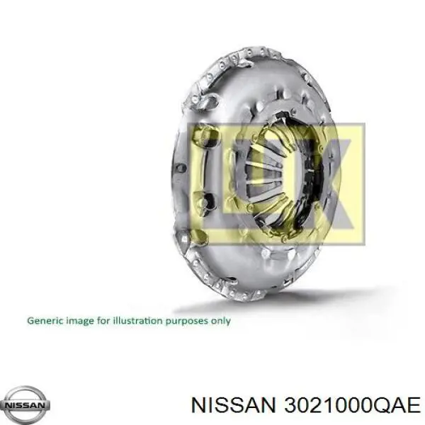 3021000QAE Nissan plato de presión de embrague