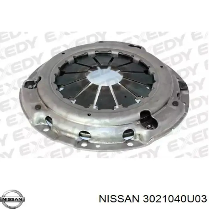 3021040U02 Nissan plato de presión de embrague