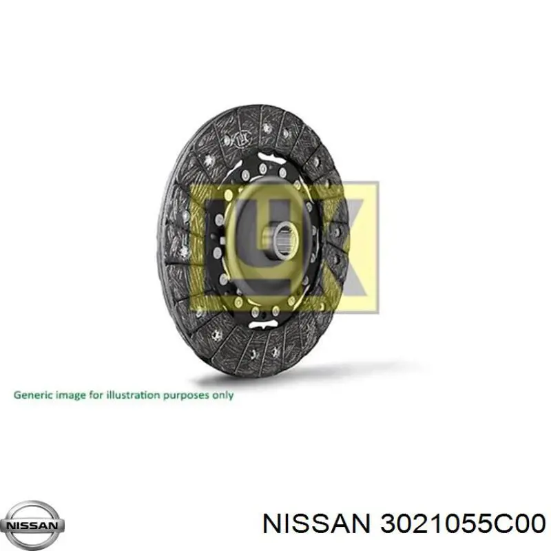 3021055C00 Nissan plato de presión del embrague