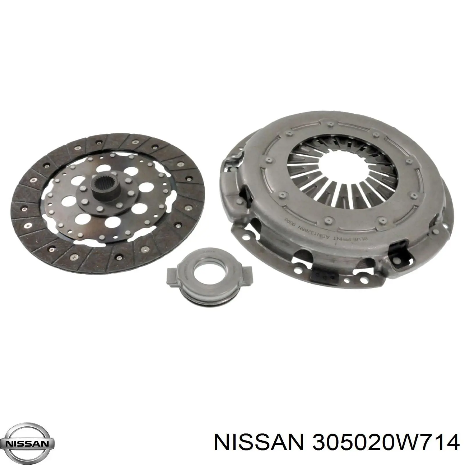 305020W714 Nissan cojinete de desembrague