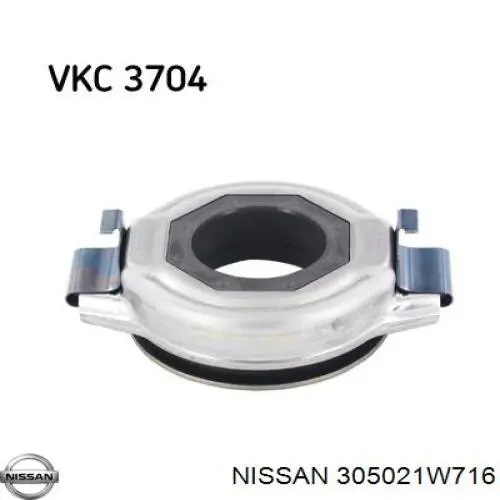 305021W716 Nissan cojinete de desembrague